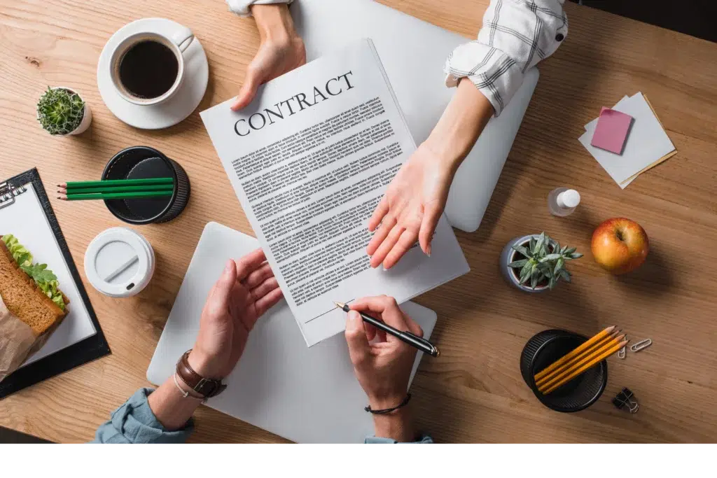 cropped shot of businesspeople signing contract at 2023 11 27 05 28 46 utc