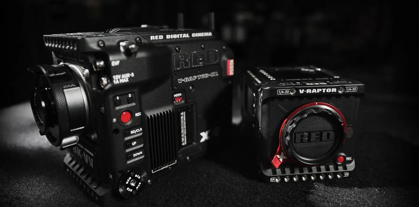 Images of RED Digital Cinema cameras, renowned for their cutting-edge technology and cinematic capabilities.